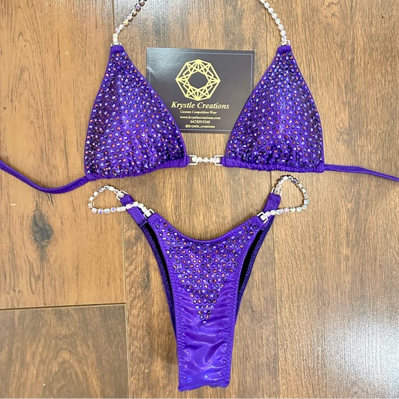 Electric Purple Competition Bikini - Picture 1 of 4